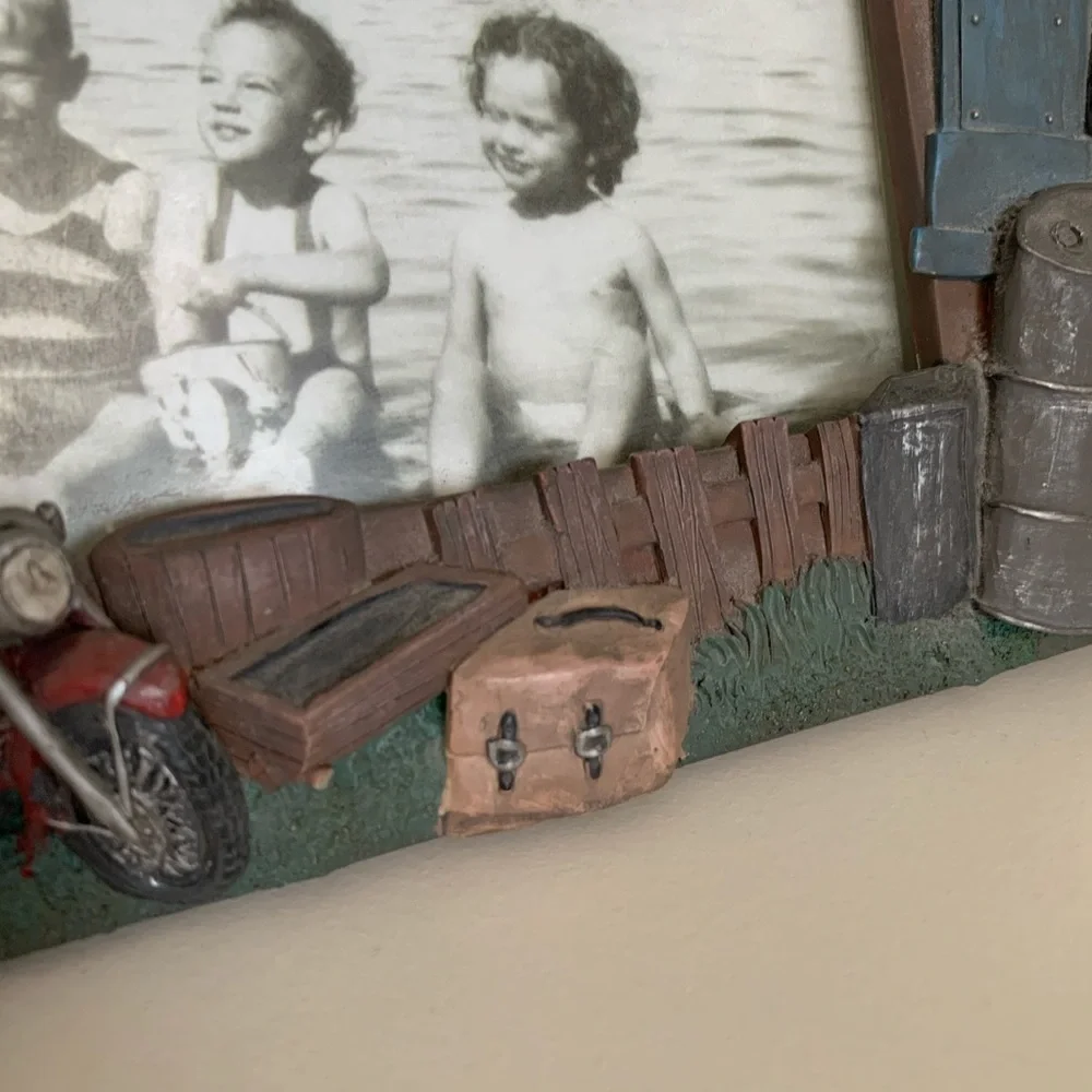 Vintage country cowboy Picture frame